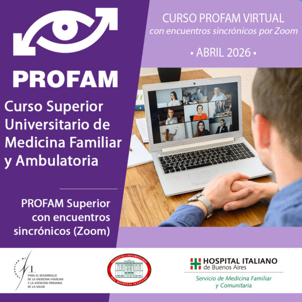 Abril 2026 - Curso Superior Universitario de Medicina Familiar y Ambulatoria virtual con encuentros sincrónicos