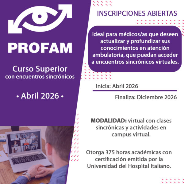 Abril 2026 - Curso Superior Universitario de Medicina Familiar y Ambulatoria virtual con encuentros sincrónicos - Imagen 2